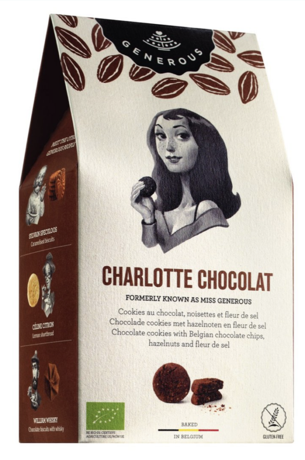 Charlotte Chocolat, Schokoladencookies, glutenfrei, Bio 120 g – Bild 3