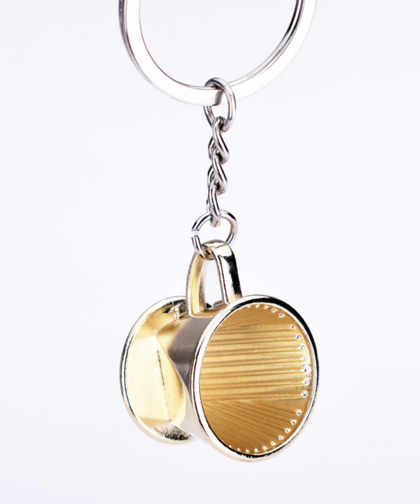 Schlüsselanhänger "Coffee Filter Gold" – Bild 2