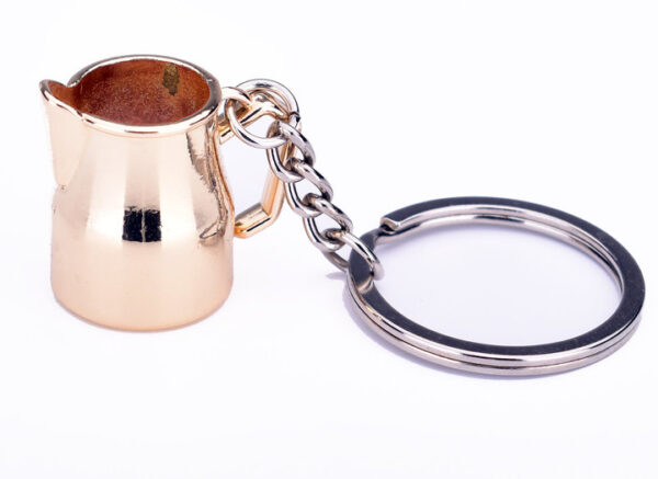 Schlüsselanhänger "Milchkanne Gold" – Bild 2