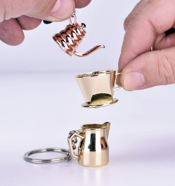 Schlüsselanhänger "Milchkanne Gold" – Bild 3