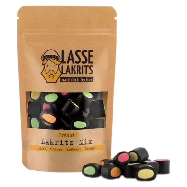 Lakritz-Mix Mini Frucht, Lasse Lakrits