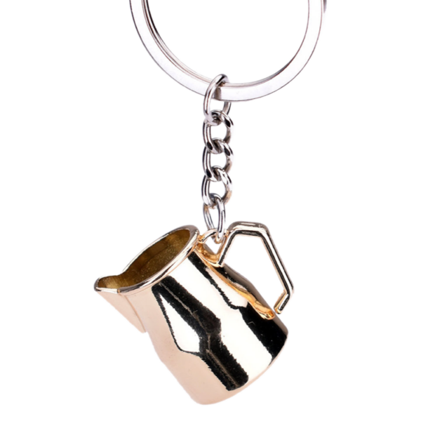 Schlüsselanhänger "Milchkanne Gold"