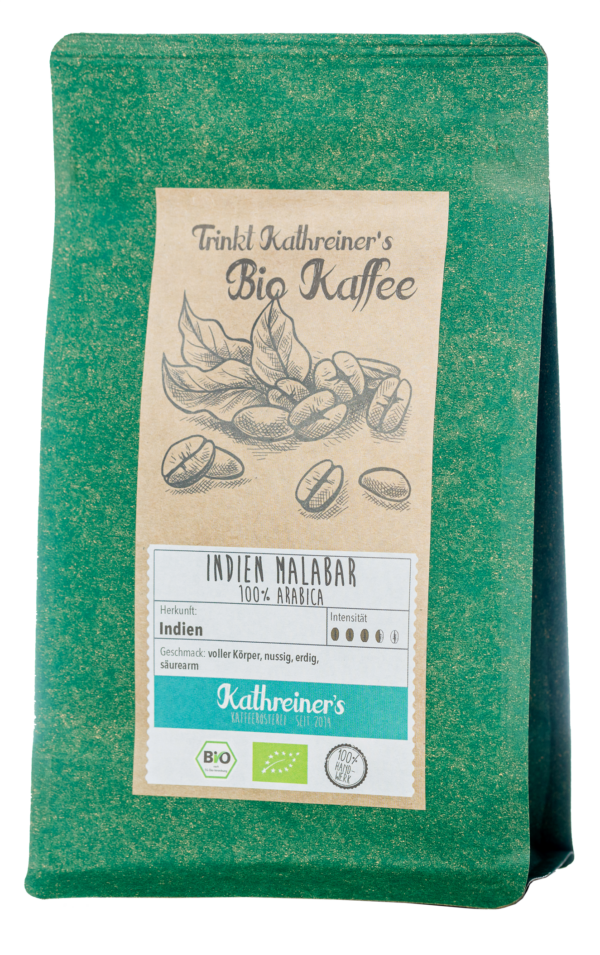Kathreiner´s Bio Kaffee Indien Monsooned Malabar - DE-ÖKO-039